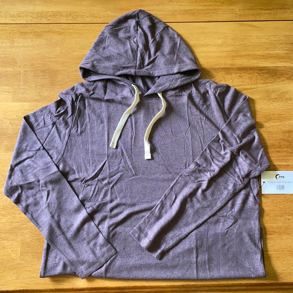 Zyia Sarsaparilla Lounge Boyfriend Hoodie (L)